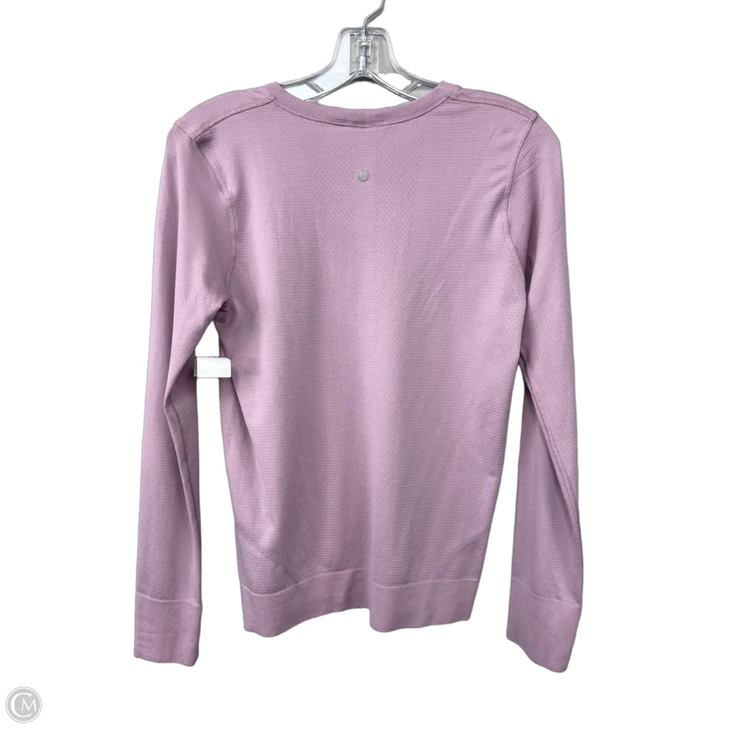 Top Long Sleeve By Lululemon In Purple, Size: S