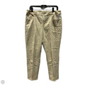 Jeans Straight By Chicos In Tan, Size: 12