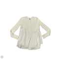 Sweater Cardigan By Anthropologie In White, Size: Xs