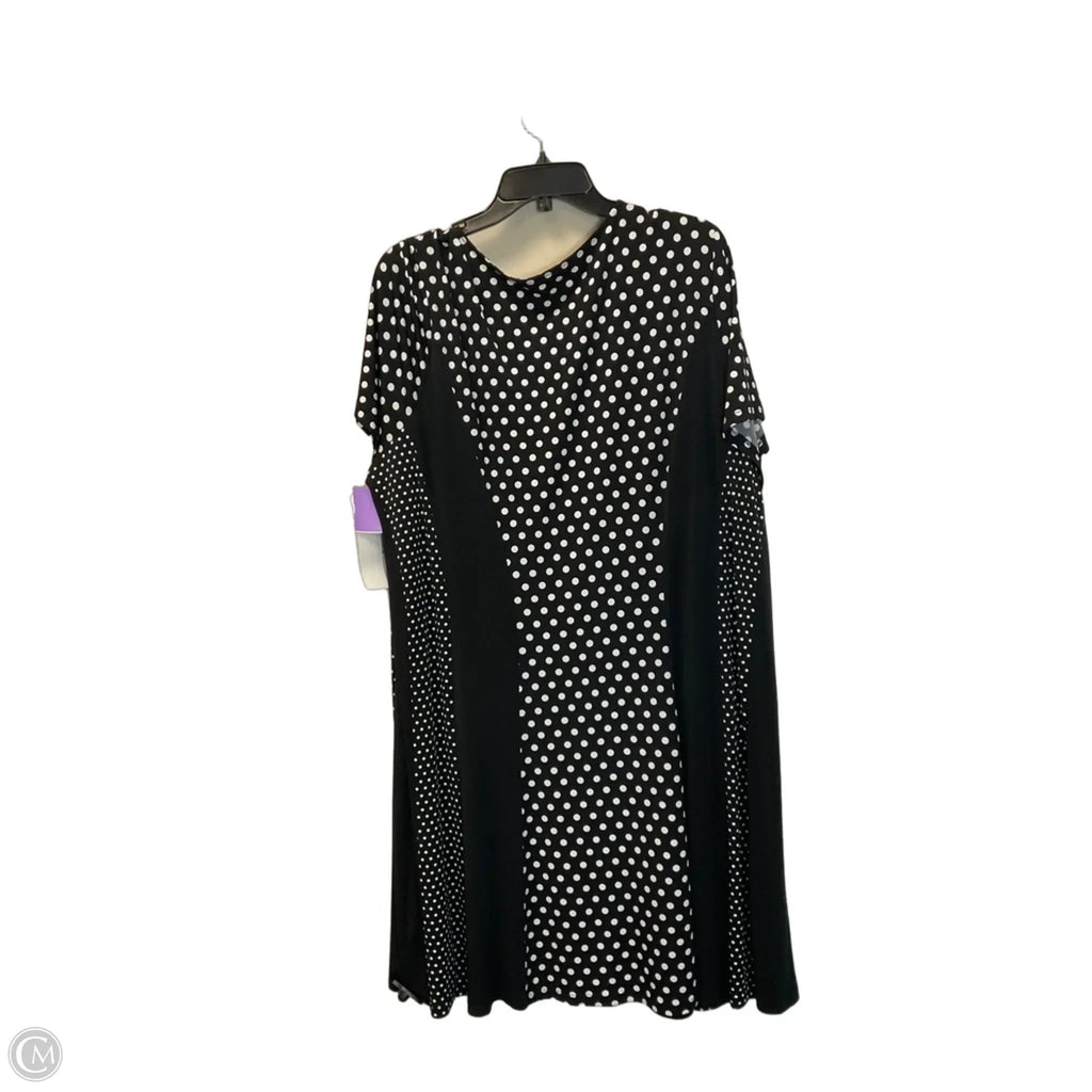 Dress Casual Maxi By Michael By Michael Kors In Polkadot Pattern, Size: 3x