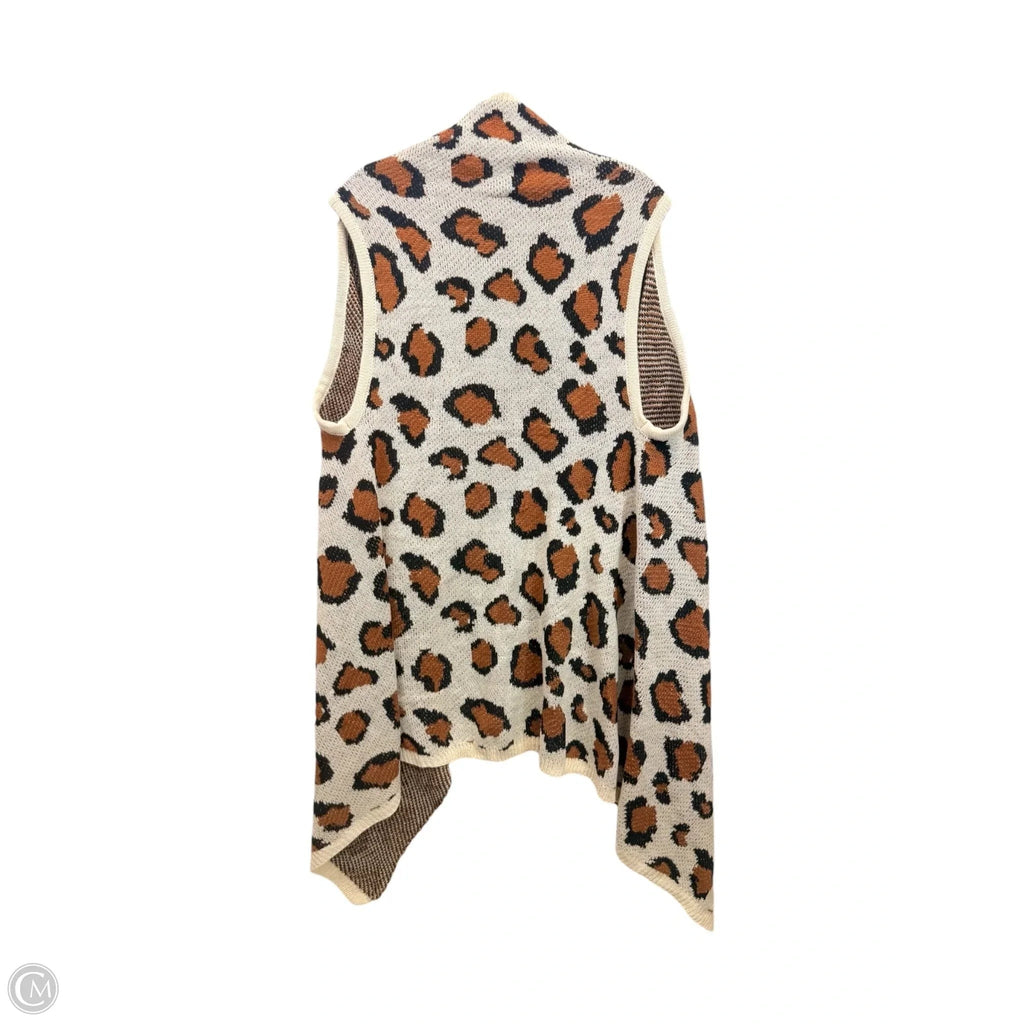 Cardigan By Lildy In Animal Print, Size: L