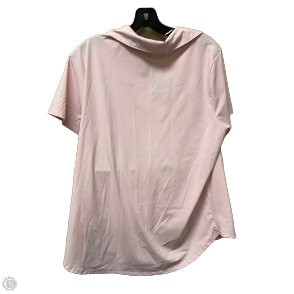 Top Short Sleeve By Freely In Pink, Size: Xl