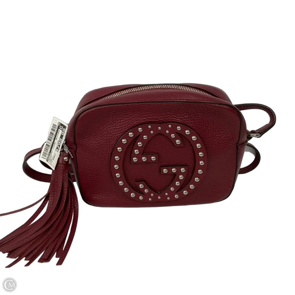 Soho Disco Studded Crossbody By Gucci, Size: Small