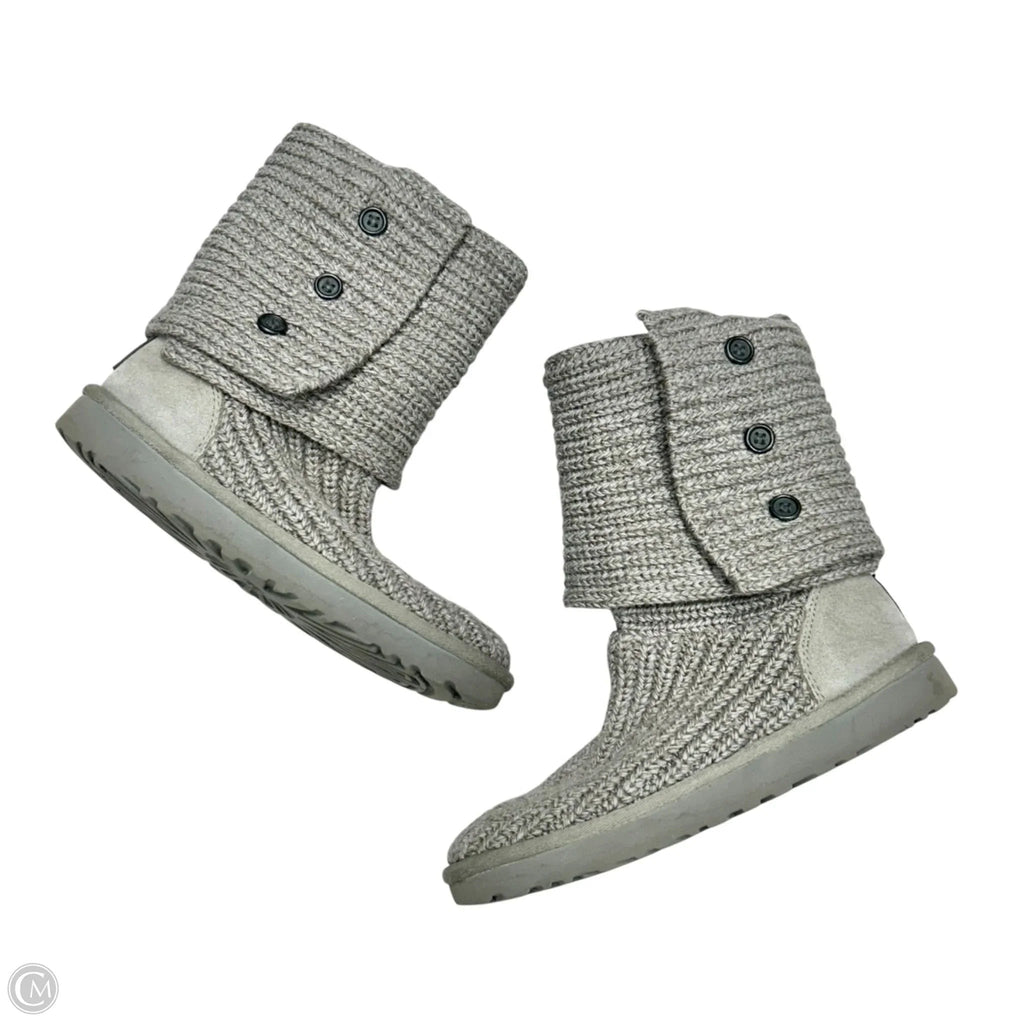 Boots Designer By Ugg In Grey, Size: 6