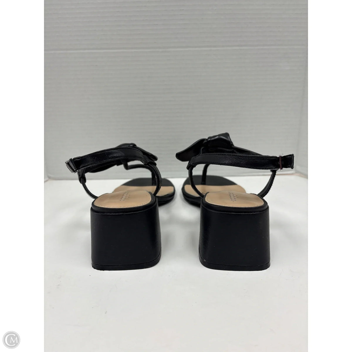 Sandals Heels Block By Copper Key In Black, Size: 8