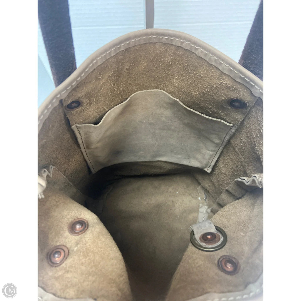 Handbag Leather By Clothes Mentor, Size: Large