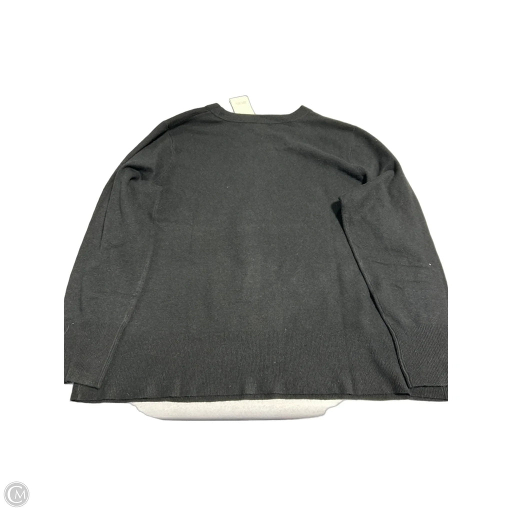 Top Long Sleeve Basic By A New Day In Black, Size: 2x