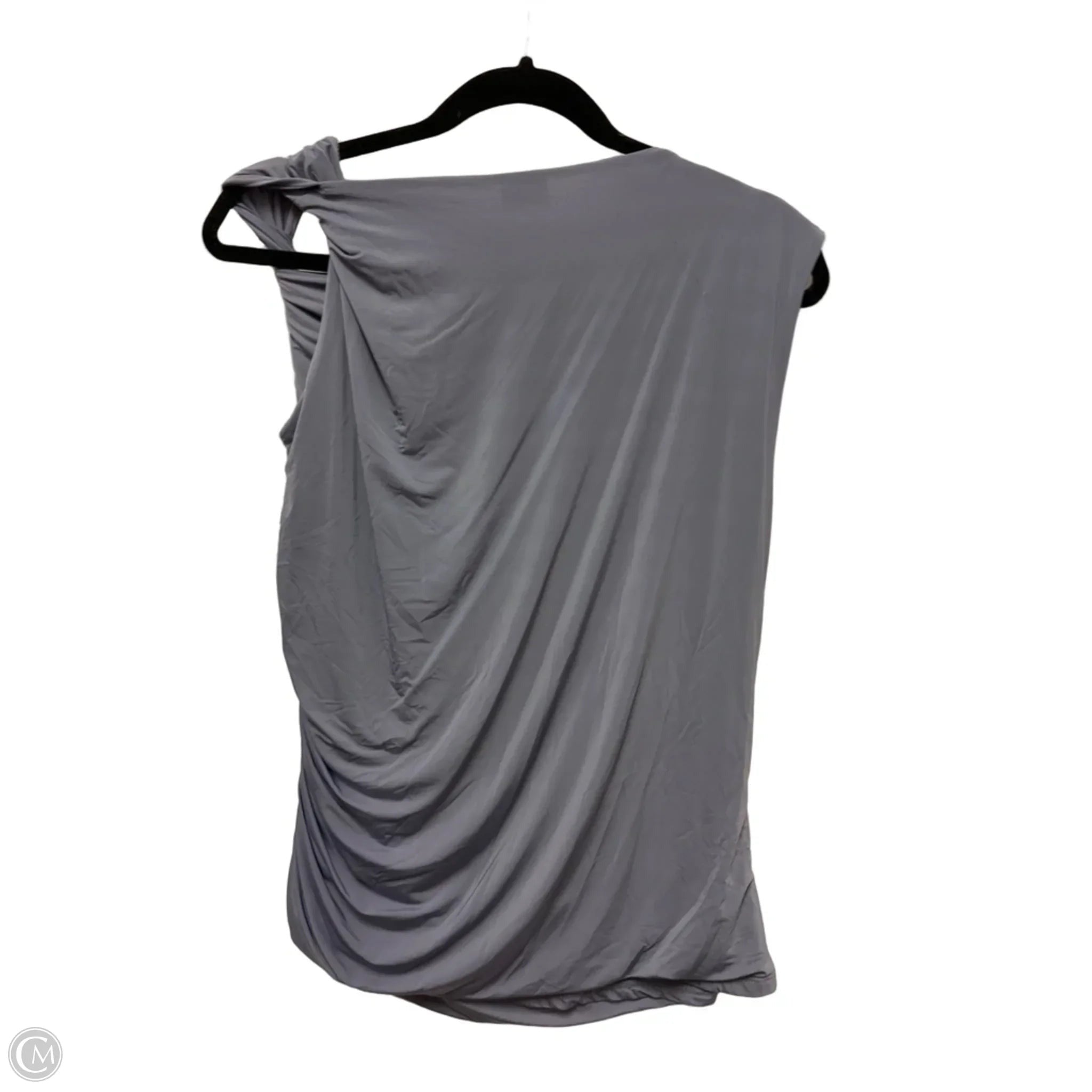 Top Sleeveless By Abercrombie And Fitch In Grey, Size: L