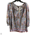 Top Long Sleeve By Talbots In Blue, Size: M