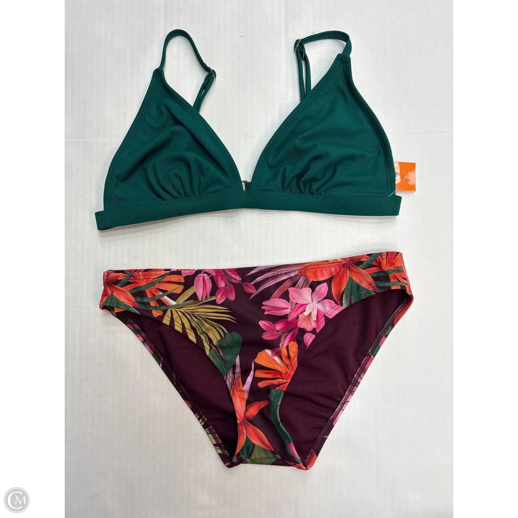 Swimsuit 2pc By Shade & Shore In Green, Size: S