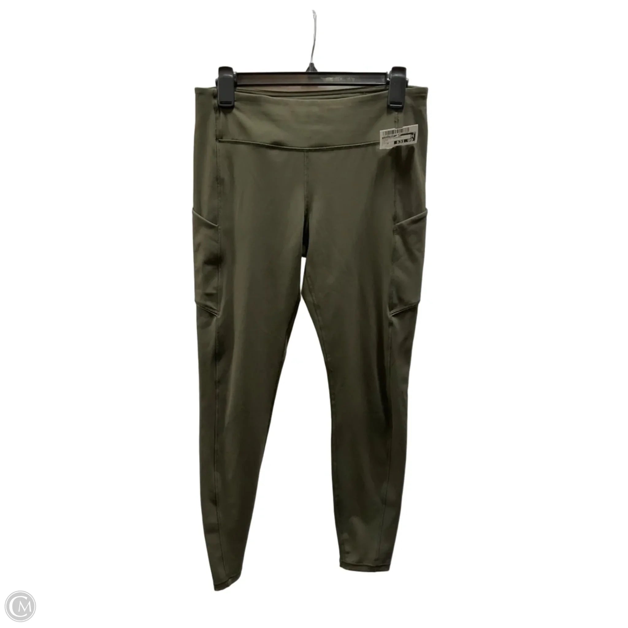 Athletic Leggings By Lululemon In Green, Size: 10