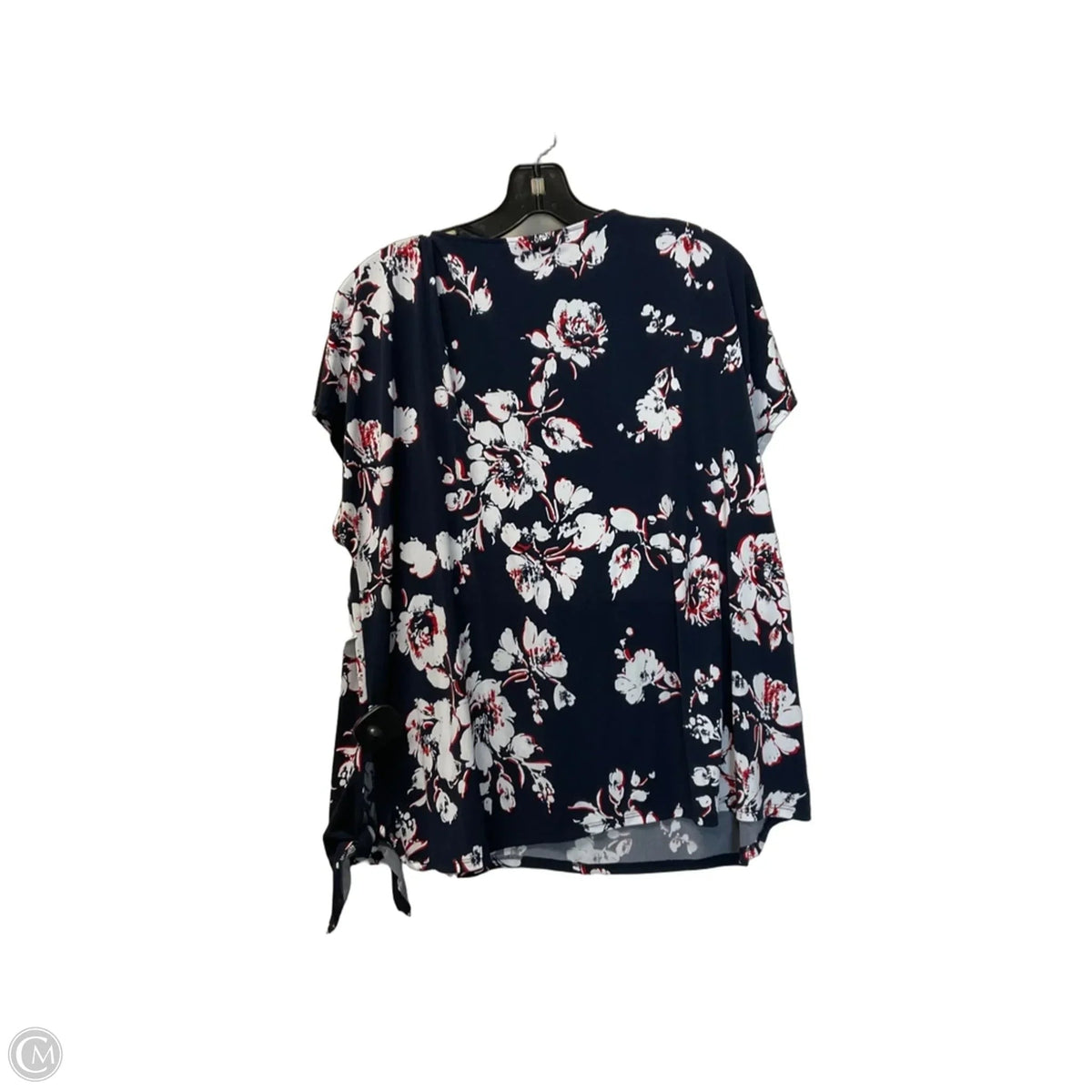 Top Short Sleeve By Chicos In Blue, Size: L