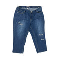 Jeans Cropped By Cato In Blue Denim, Size:20
