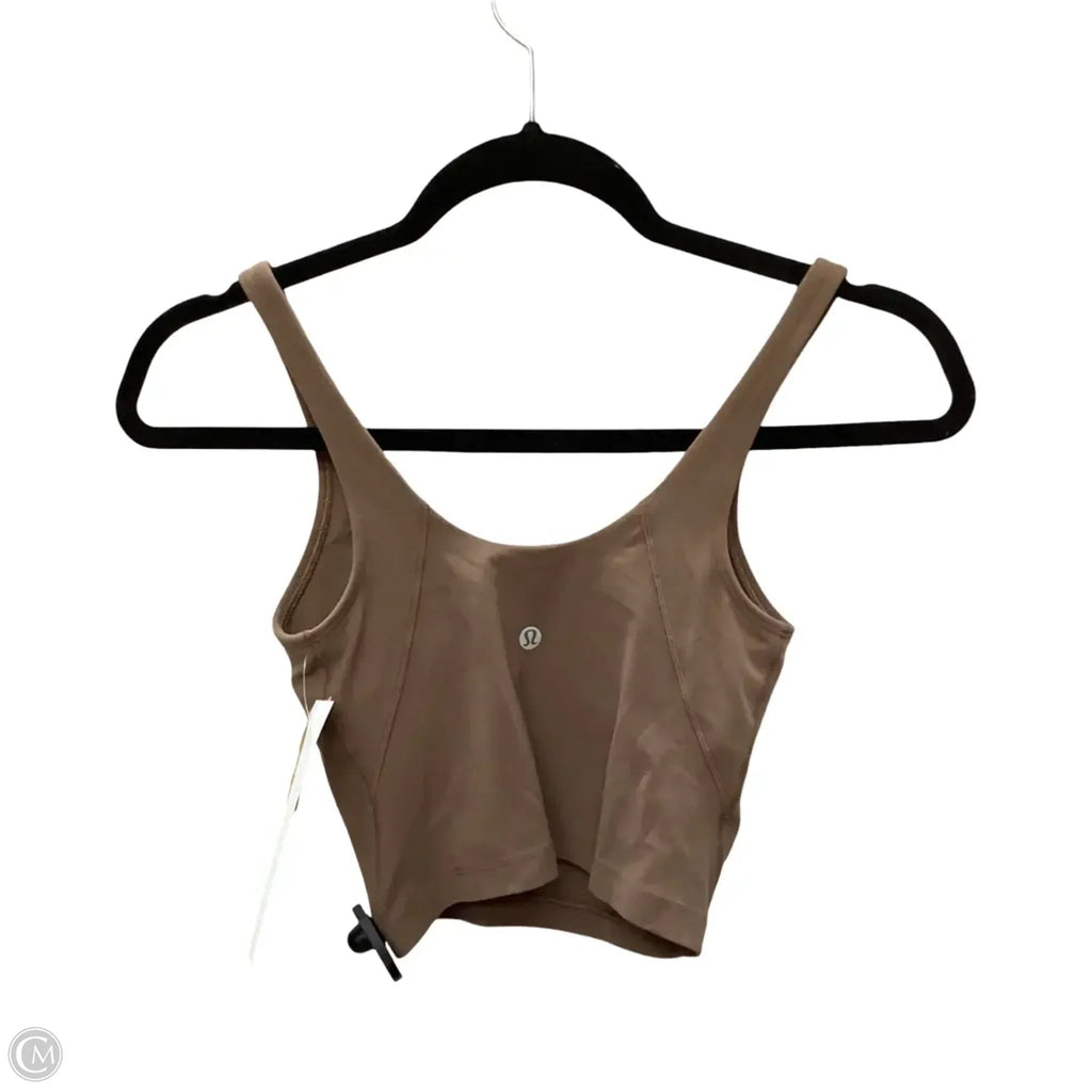 Athletic Tank Top By Lululemon In Brown, Size: 2