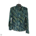 Top Long Sleeve By Chicos In Blue & Green, Size: M