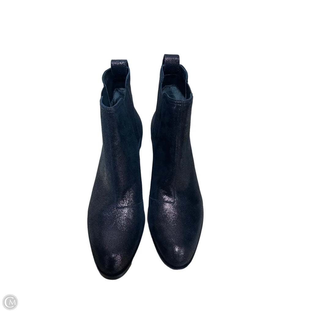 Boots Ankle Heels By Rag And Bone In Black & Purple, Size: 7.5
