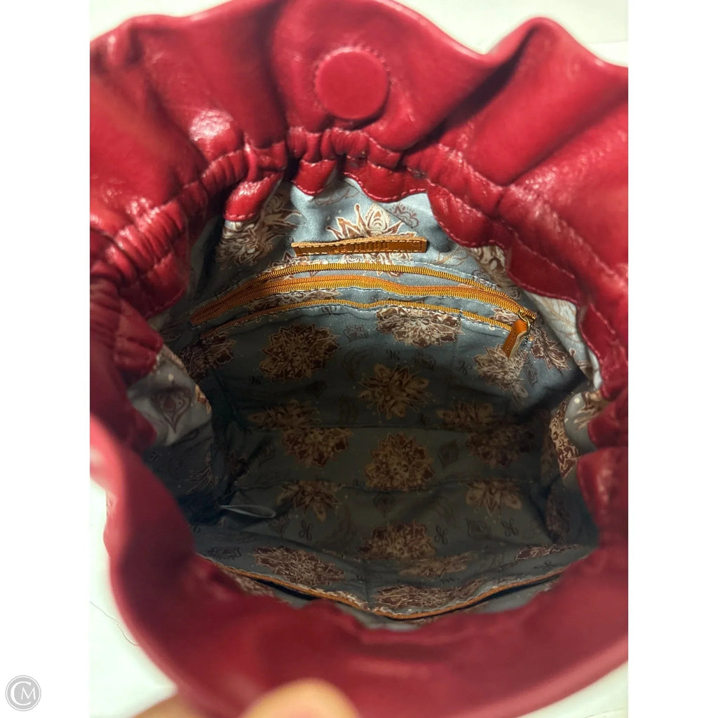 Handbag Leather By Hobo Intl, Size: Large