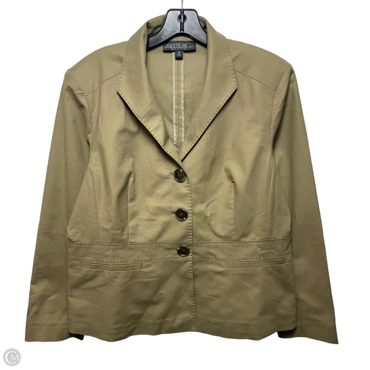 Jacket Designer By Lafayette 148 In Green, Size: 16p
