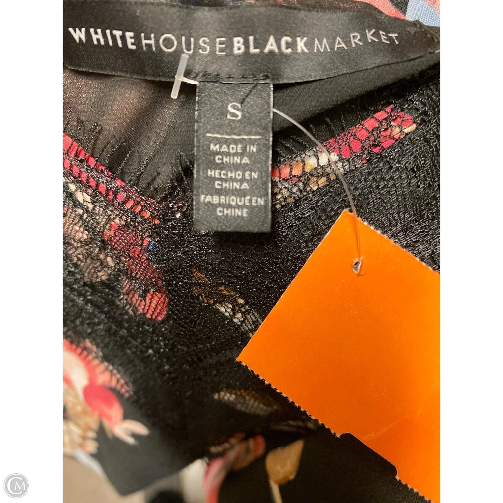 Dress Casual Midi By White House Black Market In Floral Print, Size: S