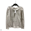 Top Long Sleeve By Loft In Cream, Size: M