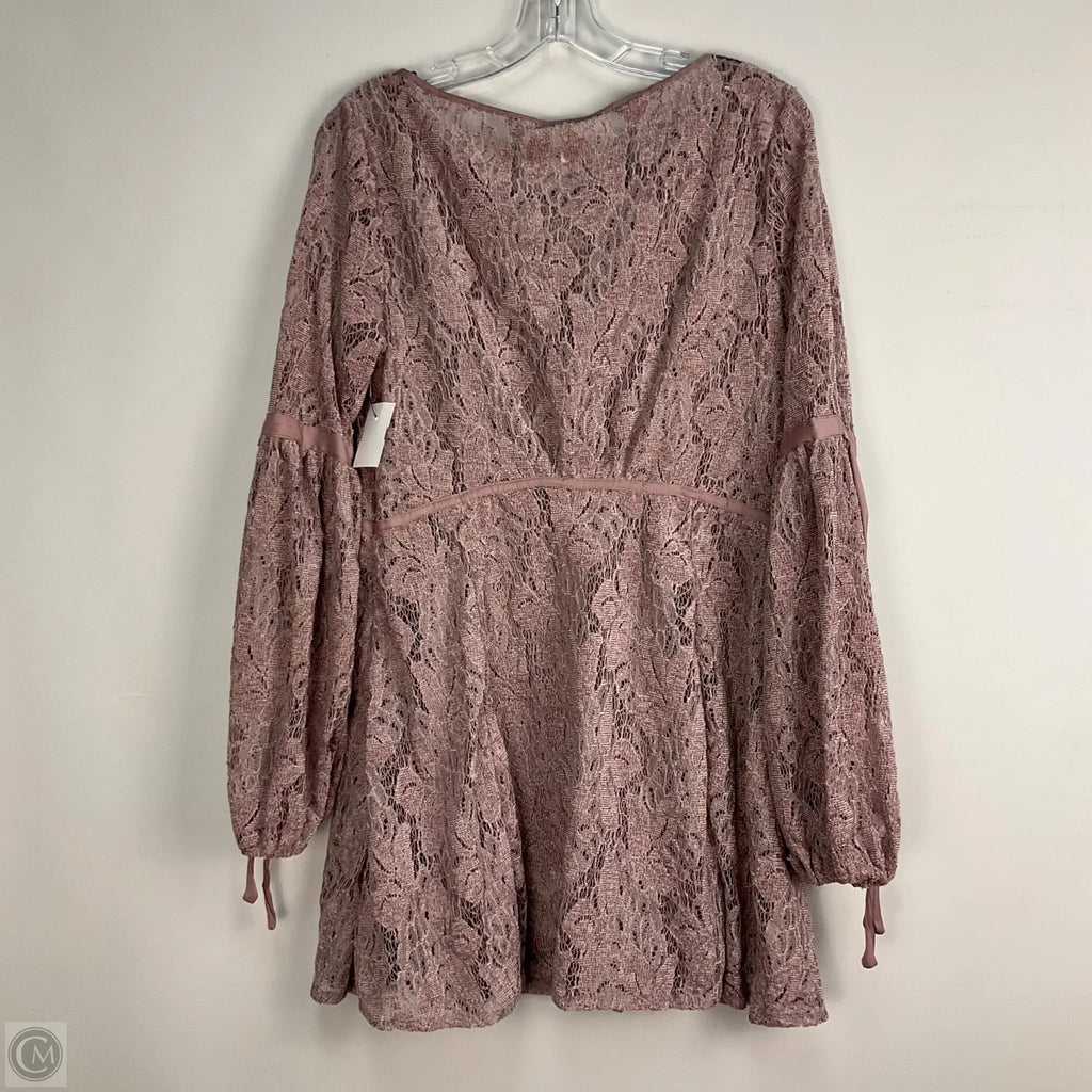 Dress Casual Midi By Free People In Pink, Size: M