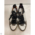 Shoes Sneakers By Steve Madden In Gold & White, Size: 7.5