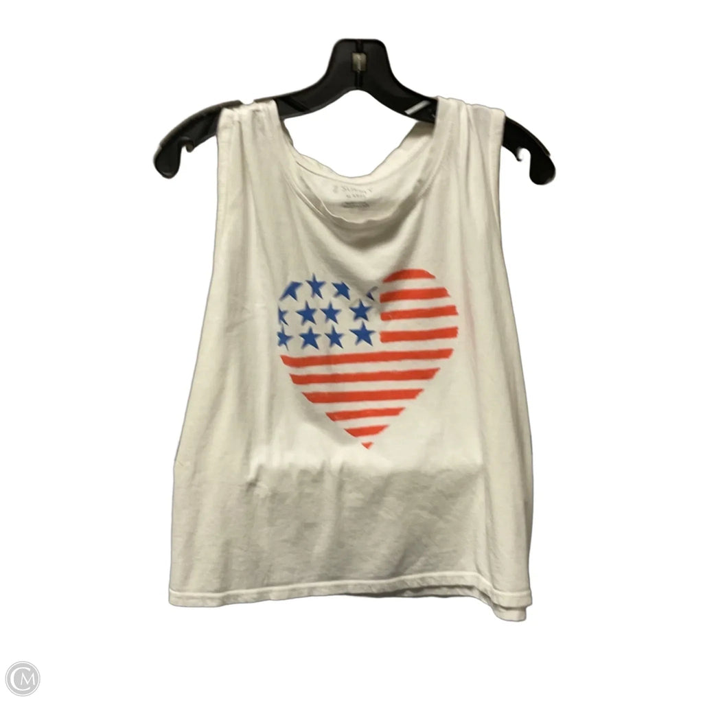 Top Sleeveless Basic By Z Supply In White, Size: Xl