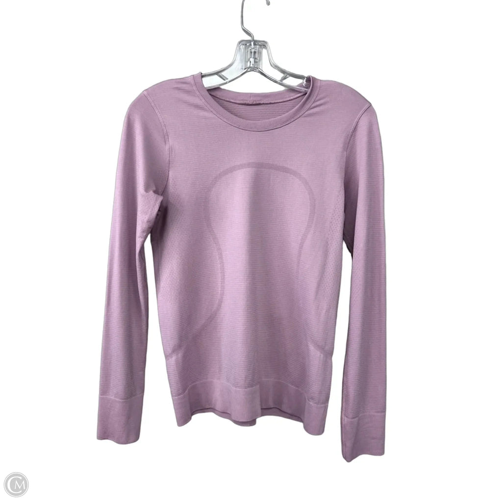 Top Long Sleeve By Lululemon In Purple, Size: S