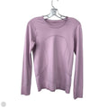 Top Long Sleeve By Lululemon In Purple, Size: S