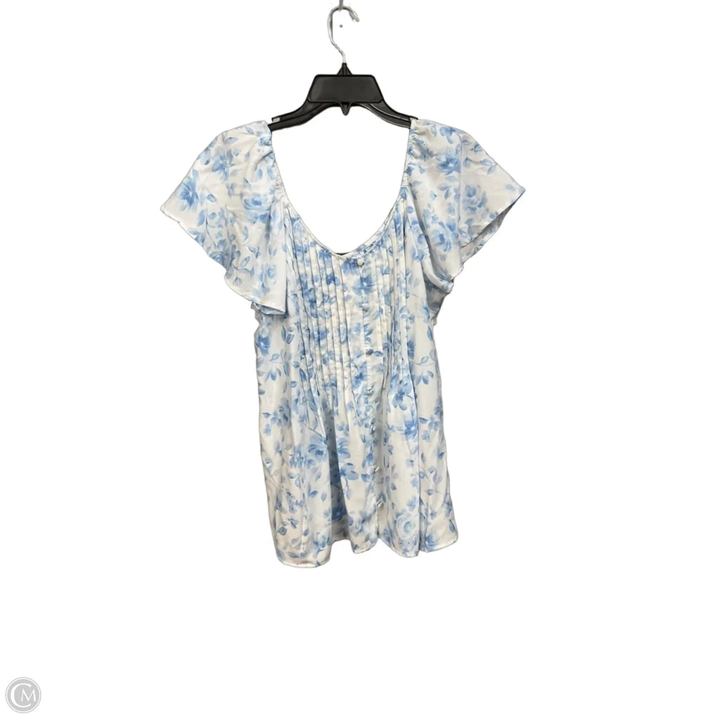 Top Short Sleeve By Torrid In Blue, Size: L