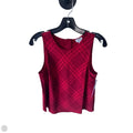 Top Sleeveless By J. Crew In Red, Size: Xs