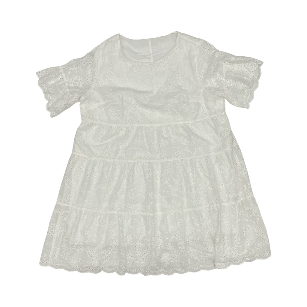 Dress Casual Short By Shein In White, Size:2X