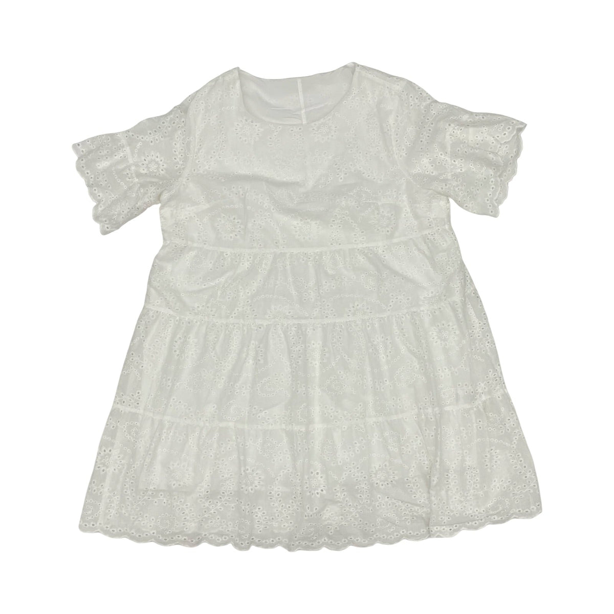 Dress Casual Short By Shein In White, Size:2X