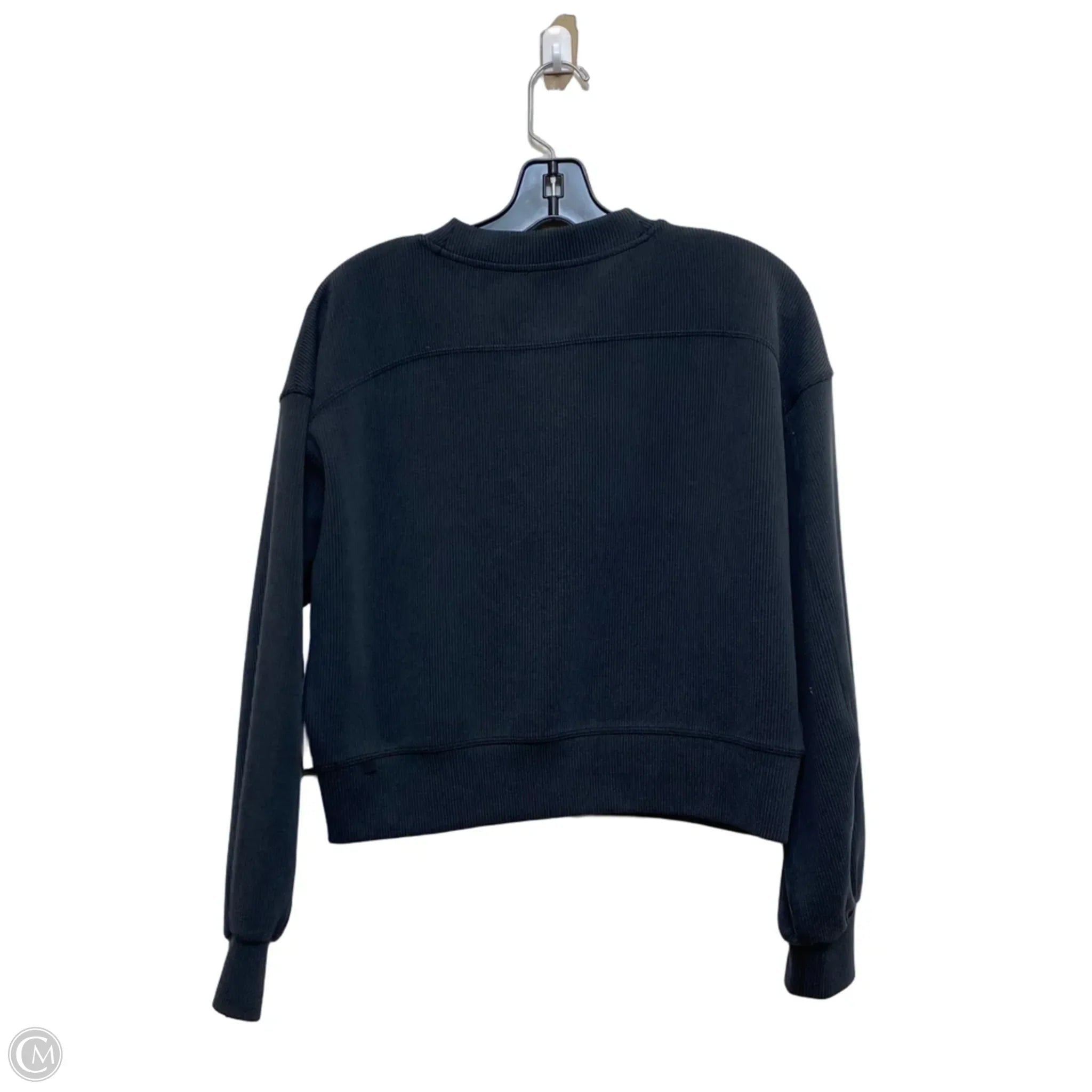 Athletic Top Long Sleeve Crewneck Designer By Lululemon In Grey, Size: Xs