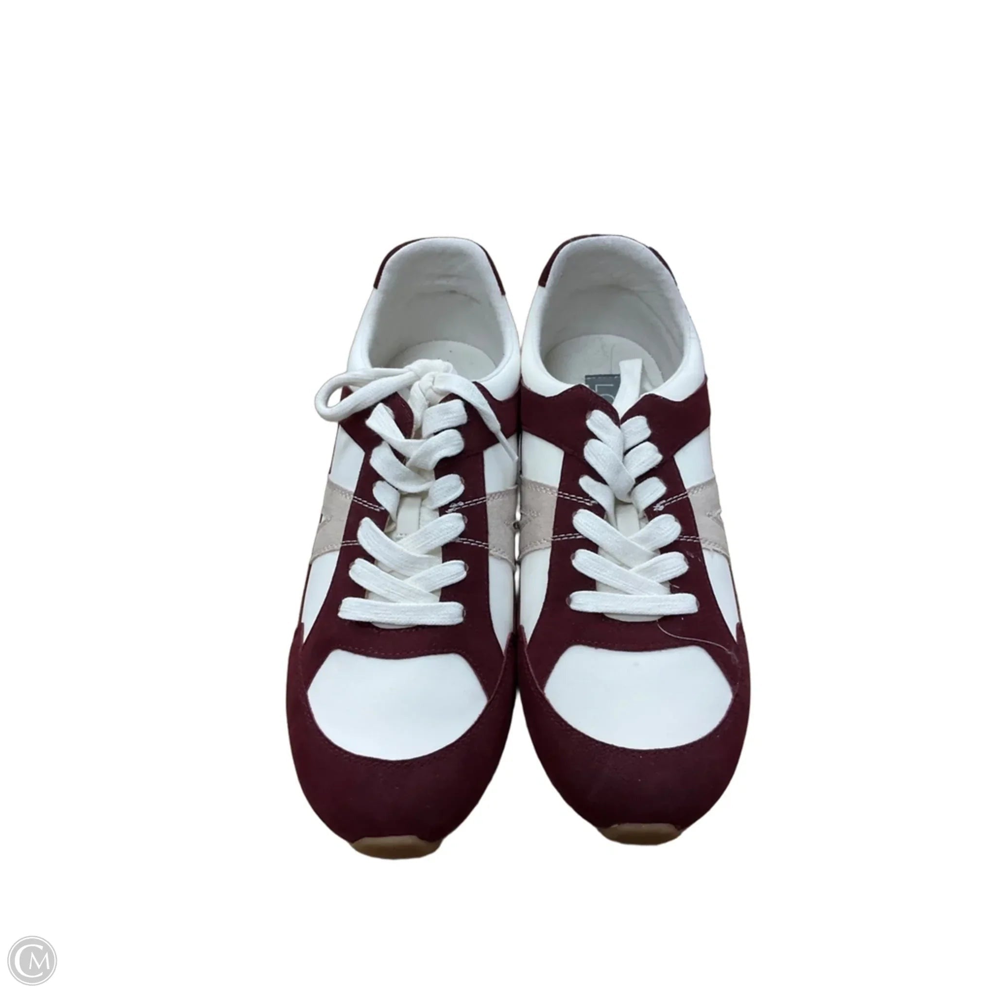 Shoes Sneakers By Loft In Maroon, Size: 8.5