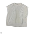 Vest Sweater By A New Day In Cream, Size: Xxl