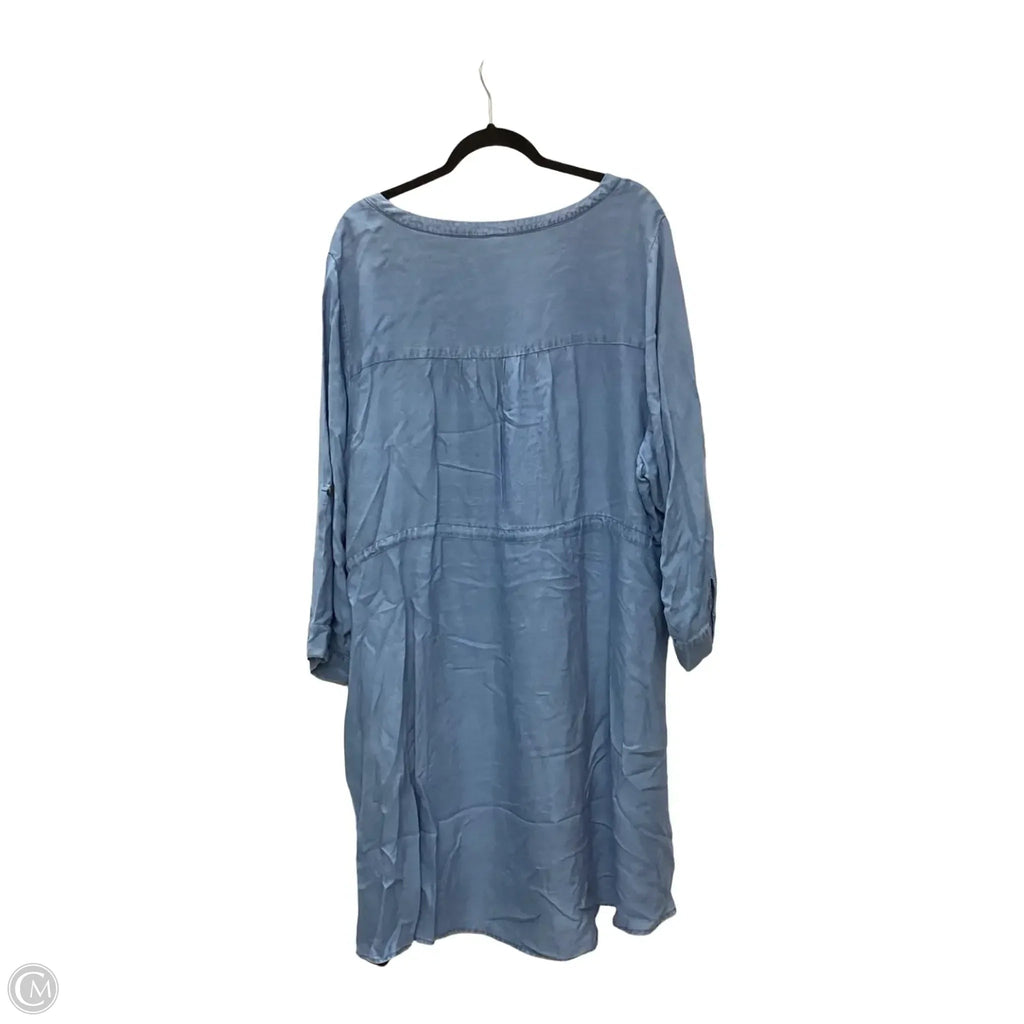 Dress Casual Short By Torrid In Blue Denim, Size: 4x