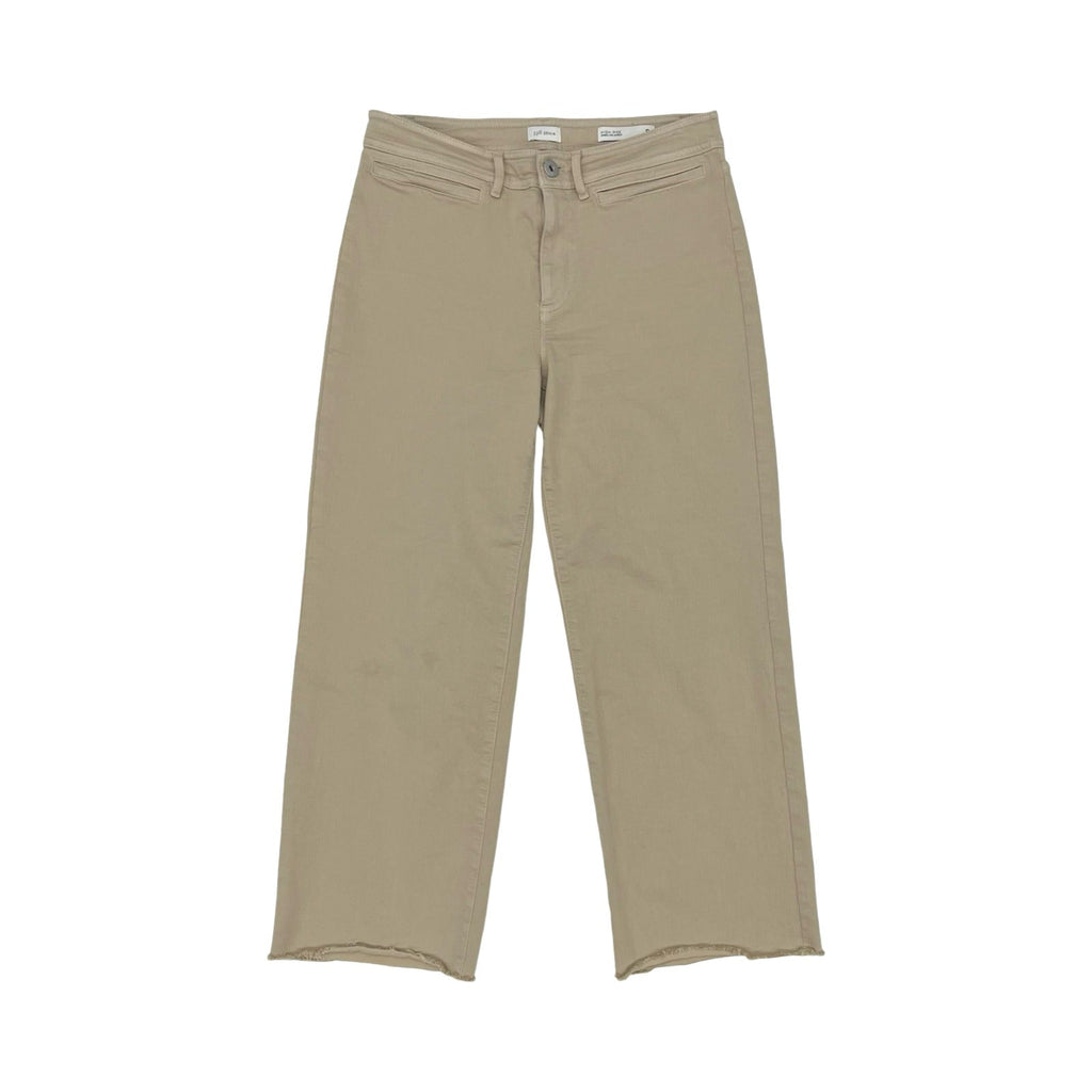 Jeans Wide Leg By J. Jill In Tan Denim, Size:8