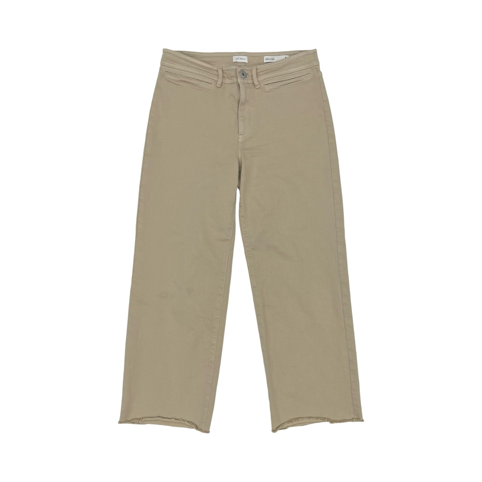 Jeans Wide Leg By J. Jill In Tan Denim, Size:8