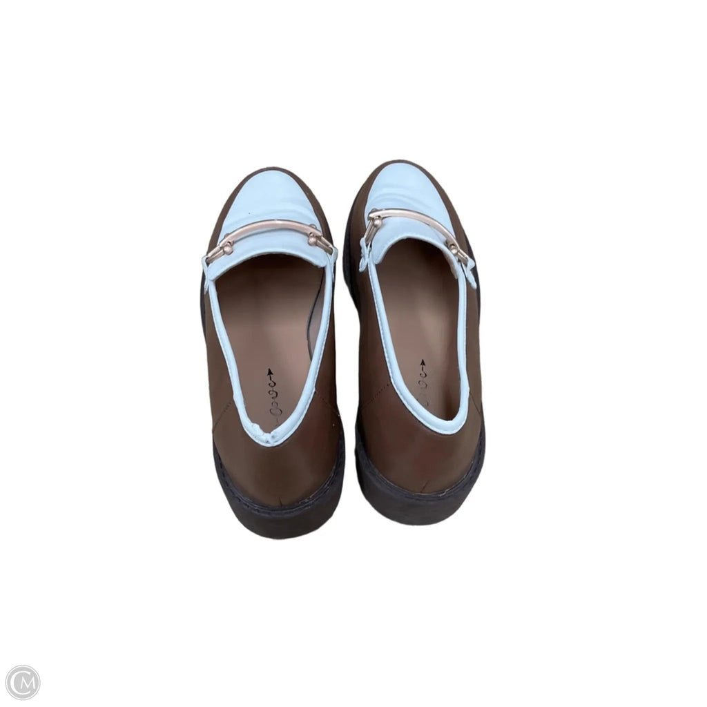 Shoes Flats By Clothes Mentor In Brown, Size: 7.5