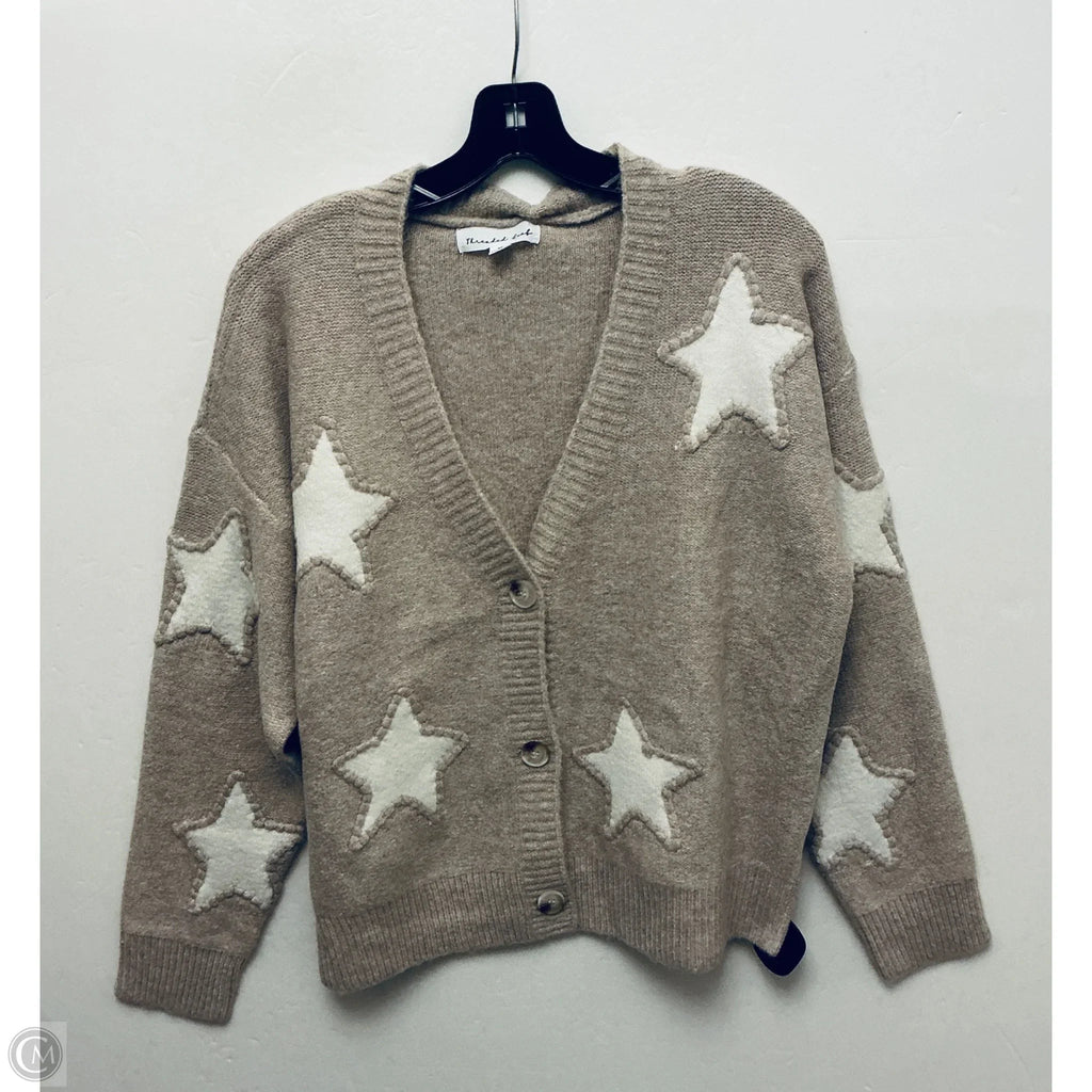 Sweater Cardigan By Cmc In Beige, Size: M