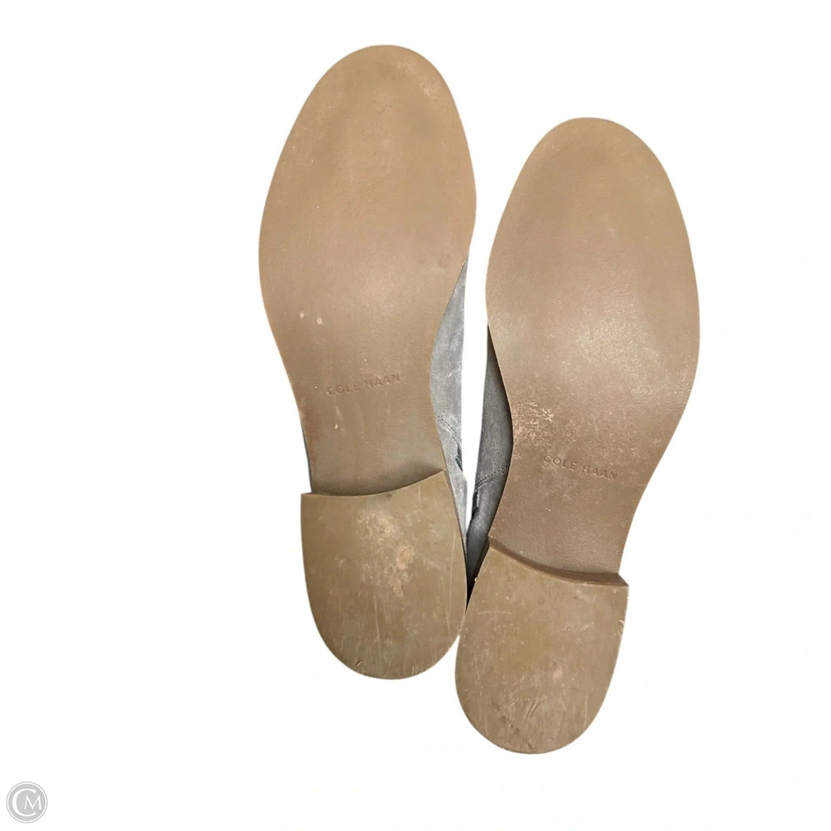 Boots Ankle Heels By Cole-haan In Grey, Size: 9.5