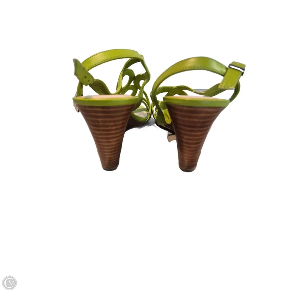 Shoes Heels Wedge By Impo In Green, Size: 9