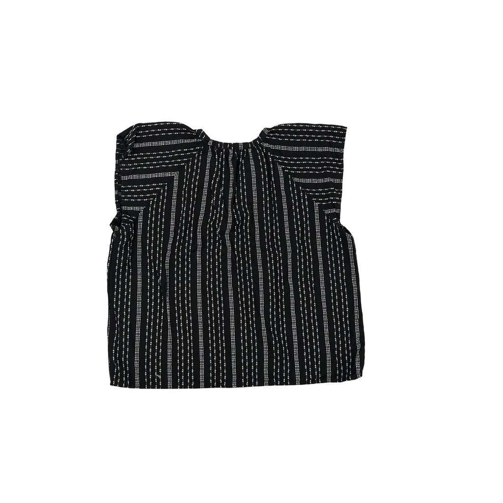 Blouse Ss By Time And Tru In Black & White, Size:Xxxl