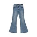 Jeans Flared By Flying Monkey In Blue Denim, Size:0