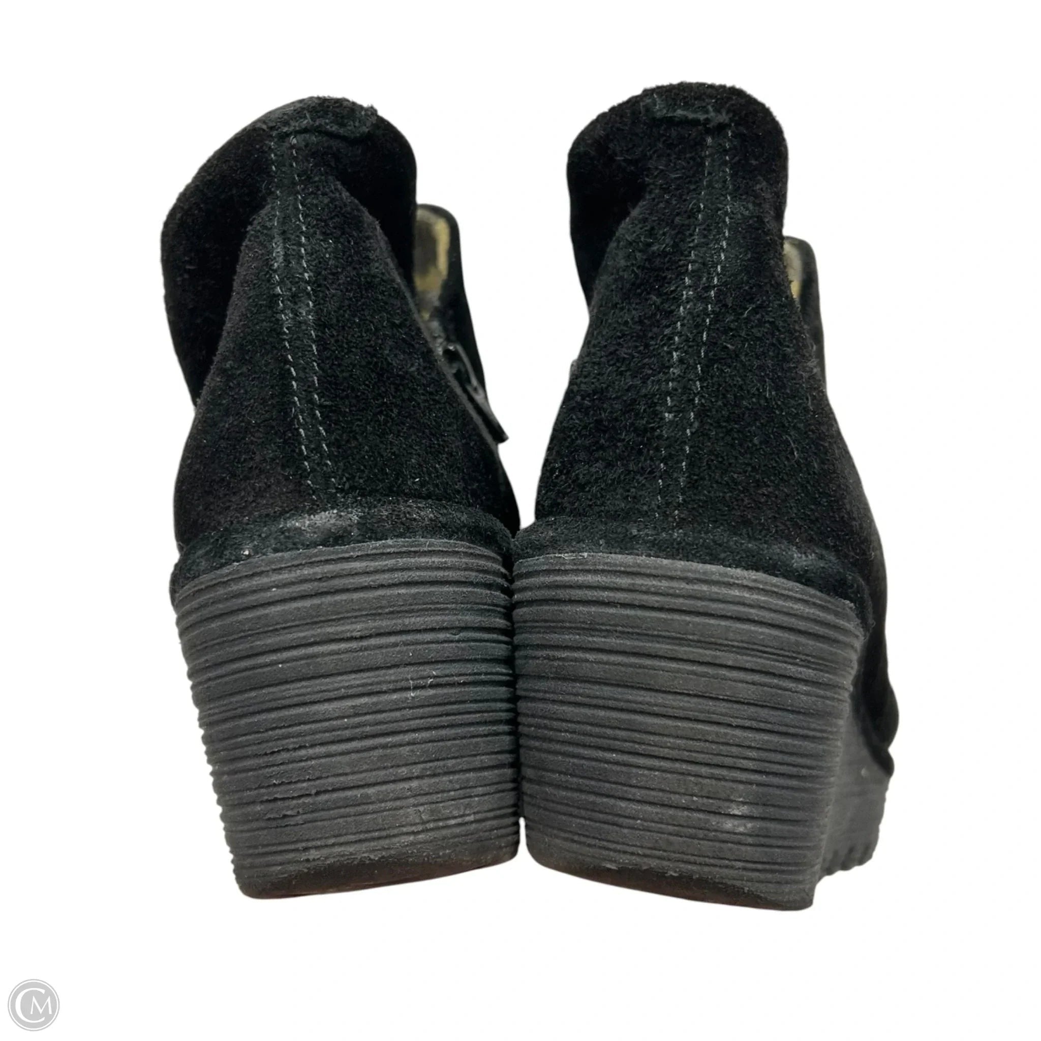 Boots Ankle Heels By Fly London In Black, Size: 8.5