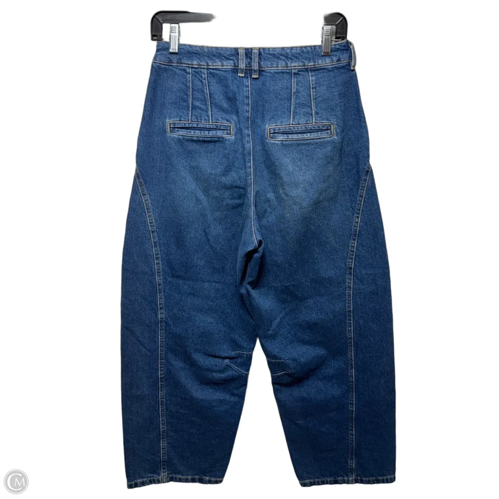 Barrel Leg Jeans By Poetry In Blue Denim, Size: 4
