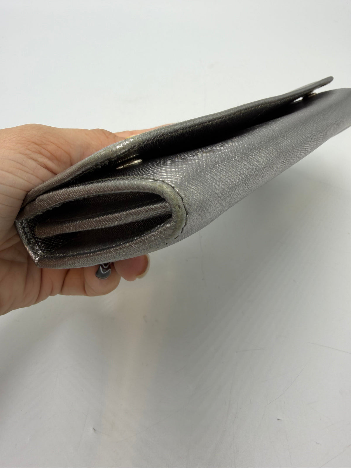 Prada Saffiano Continental Flap Luxury Wallet