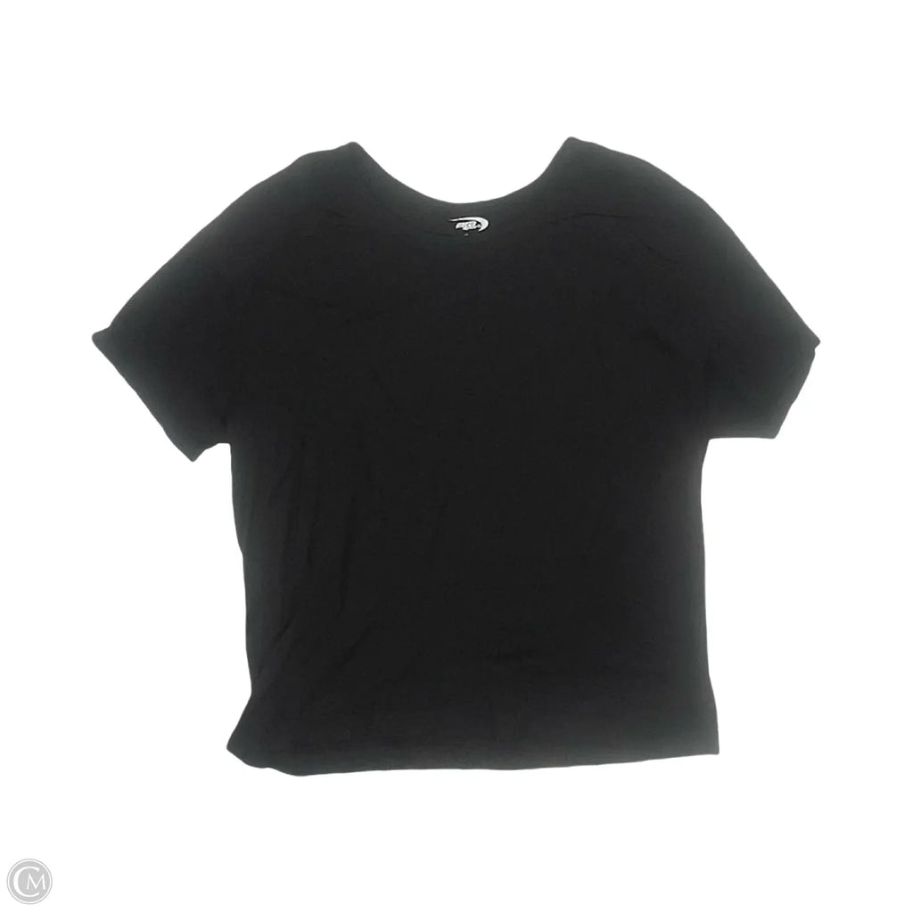 Athletic Top Short Sleeve By Mta Sport In Black, Size: 1x