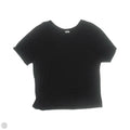 Athletic Top Short Sleeve By Mta Sport In Black, Size: 1x